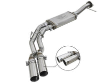 Load image into Gallery viewer, aFe Rebel Series 3in. to 2.5in. 409 SS C/B Exhaust 11-14 Ford F-150 V6-3.5L (tt) - Polished Tip Catback aFe
