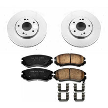 Load image into Gallery viewer, Power Stop 10-11 Kia Soul Front Z17 Evolution Geomet Coated Brake Kit Brake Kits - Performance Blank PowerStop
