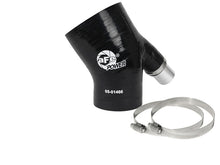 Load image into Gallery viewer, aFe MagnumFORCE Coupling Kit 3in ID x 2/14in x 35deg Elbow Reducing Coupler w. Vent - Black Silicone Couplers &amp; Hoses aFe
