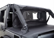 Rampage 2007-2018 Jeep Wrangler(JK) Windbreaker - Black Diamond Car Covers Rampage