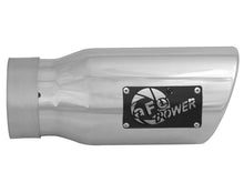 Load image into Gallery viewer, aFe MACH Force-Xp 3in Inlet x 4in Outlet x 9in Length 304 Stainless Steel Exhaust Tip Polished Catback aFe
