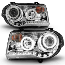 Load image into Gallery viewer, ANZO 2005-2010 Chrysler 300C Projector Headlights w/ Halo Chrome (CCFL) G2 Headlights ANZO
