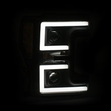Load image into Gallery viewer, ANZO LED Headlights 17-18 Ford F-250 Super Duty Plank-Style L.E.D. Headlight Black (Pair) Headlights ANZO
