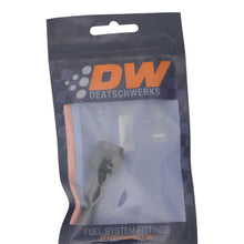 Load image into Gallery viewer, DeatschWerks 6AN Female Flare Swivel to 3/8in Male EFI Quick Disconnect - Anodized Matte Black Fuel Components Misc DeatschWerks
