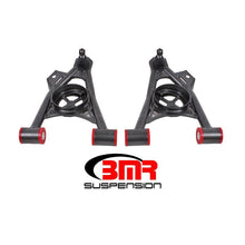 Load image into Gallery viewer, BMR 94-04 Ford Mustang Non-Adj. A-Arms Lower (Poly) w/ Spring Pocket - Black Hammertone Control Arms BMR Suspension
