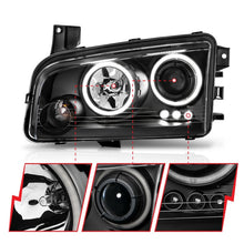 Load image into Gallery viewer, ANZO 2006-2010 Dodge Charger Projector Headlights w/ Halo Chrome (CCFL) Headlights ANZO
