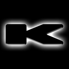 Load image into Gallery viewer, ORACLE Lighting Universal Illuminated LED Letter Badges - Matte Blk Surface Finish - K SEE WARRANTY Light Accessories and Wiring ORACLE Lighting
