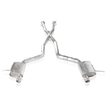 Load image into Gallery viewer, Stainless Works 2018 Jeep TrackHawk 6.2L 3in Catback System X-Pipe Turbo S-Tube Muffler Stock Exit Catback Stainless Works
