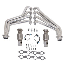 Load image into Gallery viewer, BBK 10-15 Camaro LS3 L99 Long Tube Exhaust Headers With Converters - 1-3/4 Silver Ceramic Headers &amp; Manifolds BBK
