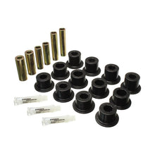 Load image into Gallery viewer, Energy Suspension 07-21 Toyota Tundra Leaf Spring Bushing Set - Black Bushing Kits Energy Suspension
