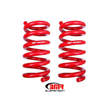 Load image into Gallery viewer, BMR 15-17 S550 Mustang Rear Handling Version Lowering Springs - Red Lowering Springs BMR Suspension
