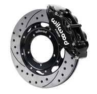 Wilwood 69-74 Porsche 911 Front Superlite Brake Kit 3in MT Drilled & Slotted Face - Black Big Brake Kits Wilwood