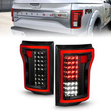 Load image into Gallery viewer, ANZO 2015-2016 Ford F-150 LED Taillights Black Tail Lights ANZO
