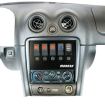 Load image into Gallery viewer, Moroso 99-04 Mazda Miata NB Radio Pocket Block Off Plate With Switches Dash Mounts Moroso
