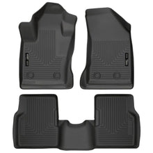 Load image into Gallery viewer, Husky Liners 2017 Jeep Compass Weatherbeater Black Front &amp; 2nd Seat Floor Liners Floor Mats - Rubber Husky Liners
