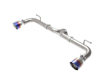Load image into Gallery viewer, aFe Takeda 2-1/2in 304 SS Axle-Back Exhaust w/ Blue Flame Tips 14-18 Mazda 3 L4 2.0L/2.5L Axle Back aFe
