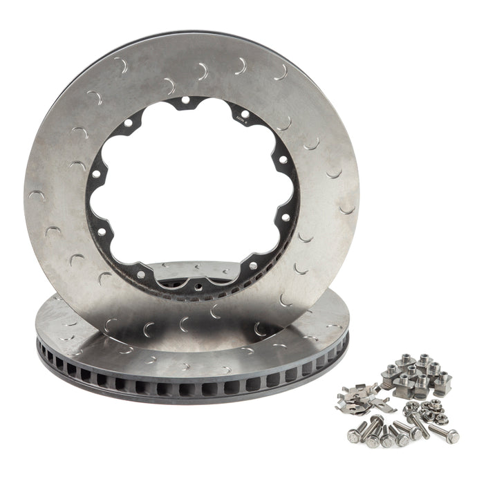 Alcon Nissan R35 GT-R Gen 2 Front Right 390X32.8mm Rotor Ring Kit Brake Rotors - Slotted Alcon   