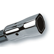 Load image into Gallery viewer, Borla 2.25in Inlet 3.38in x 3.0in Square Angle Cut Phantom x 6.5in Long Universal Exhaust Tips Tips Borla
