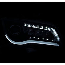 Load image into Gallery viewer, ANZO 2011-2014 Chrysler 300 Projector Headlights w/ Plank Style Design Chrome Headlights ANZO
