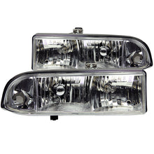 Load image into Gallery viewer, ANZO 1998-2005 Chevrolet S-10 Crystal Headlights Chrome Headlights ANZO
