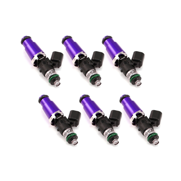 Injector Dynamics 2600-XDS Injectors - 60mm Length - 14mm Top - 14mm Lower O-Ring (Set of 6) Fuel Injector Sets - 6Cyl Injector Dynamics   