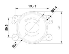 Load image into Gallery viewer, Oracle Jeep Wrangler JK/JL/JT High Performance W LED Fog Lights - White SEE WARRANTY Fog Lights ORACLE Lighting
