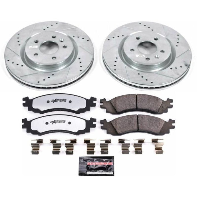 Power Stop 11-12 Ford Taurus Front Z36 Truck & Tow Brake Kit Brake Kits - Performance D&S PowerStop   