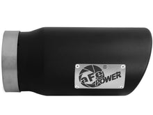 Load image into Gallery viewer, aFe Diesel Exhaust Tip Bolt On Black 5in Inlet x 6in Outlet x 12in Long Catback aFe
