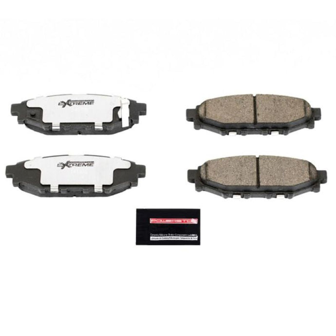 Power Stop 13-16 Subaru BRZ Rear Z26 Extreme Street Brake Pads w/Hardware Brake Pads - Performance PowerStop   