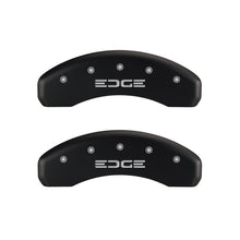 Load image into Gallery viewer, MGP 4 Caliper Covers Engraved Front &amp; Rear Edge Red finish silver ch Caliper Covers MGP
