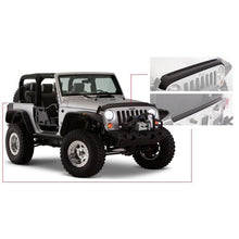 Load image into Gallery viewer, Bushwacker 07-18 Jeep Wrangler Trail Armor Hood and Tailgate Protector Excl Power Dome Hood - Black Body Armor &amp; Rock Rails Bushwacker
