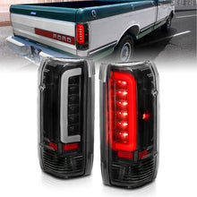Load image into Gallery viewer, ANZO 1987-1996 Ford F-150 LED Taillights Black Housing Clear Lens (Pair) Tail Lights ANZO
