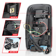 Load image into Gallery viewer, ANZO 2000-2006 Chevrolet Tahoe LED Tail Lights w/ Clear Lens Black Housing Tail Lights ANZO
