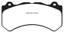 Load image into Gallery viewer, EBC 16+ Cadillac ATS-V 3.6 Twin Turbo Redstuff Front Brake Pads Brake Pads - Performance EBC   
