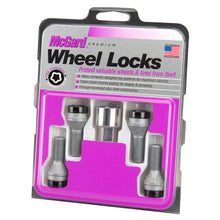 Load image into Gallery viewer, McGard Wheel Lock Bolt Set - 4pk. (Cone Seat) M14X1.5 / 17mm Hex / 31.0mm Shank Length - Black Wheel Bolts McGard
