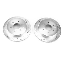 Load image into Gallery viewer, Power Stop 17-18 Nissan Titan Rear Evolution Drilled &amp; Slotted Rotors - Pair Brake Rotors - Slot &amp; Drilled PowerStop   
