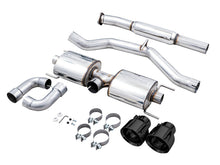 Load image into Gallery viewer, AWE Subaru BRZ/ Toyota GR86/ Toyota 86 Touring Edition Cat-Back Exhaust- Diamond Black Tips Catback AWE Tuning   
