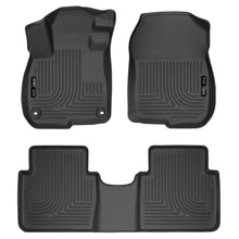 Load image into Gallery viewer, Husky Liners 2017 Honda CR-V Weatherbeater Black Front &amp; 2nd Seat Floor Liners Floor Mats - Rubber Husky Liners
