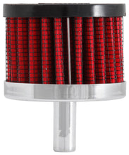 Load image into Gallery viewer, K&amp;N Steel Base Crankcase Vent Filter 0.375in Vent OD x 2in OD x 1.5in Height Air Filters - Universal Fit K&amp;N Engineering   
