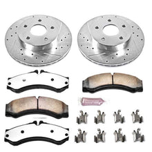 Load image into Gallery viewer, Power Stop 99-04 Jeep Grand Cherokee Front Z36 Truck &amp; Tow Brake Kit Brake Kits - Performance D&amp;S PowerStop   
