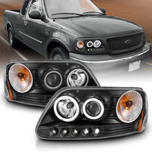 Load image into Gallery viewer, ANZO 1997-2003 Ford F-150 Projector Headlights w/ Halo Black (CCFL) Headlights ANZO
