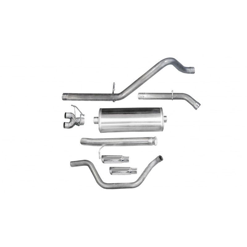 Corsa 2009-2013 Chevrolet Silverado Reg. Cab/Std. Bed 1500 4.8L V8 Polished Sport Cat-Back Exhaust Catback CORSA Performance
