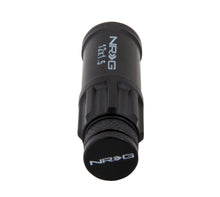 Load image into Gallery viewer, NRG 700 Series M12 X 1.5 Steel Lug Nut w/Dust Cap Cover Set 21 Pc w/Locks &amp; Lock Socket - Black Lug Nuts NRG
