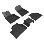 3D Maxpider 22-23 Genesis GV70 Kagu Floor Mat- Black R1 R2 Floor Mats - Rubber 3D MAXpider   