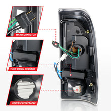 Load image into Gallery viewer, ANZO 1997-2003 Ford F-150 LED Tail Lights w/ Light Bar Black Housing Clear Lens Tail Lights ANZO
