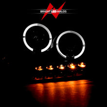 Load image into Gallery viewer, ANZO 2004-2008 Ford F-150 Projector Headlights w/ Halo and LED Black G2 Headlights ANZO
