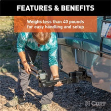 Load image into Gallery viewer, RockJock Curt Rambler Steel RV Tow Bar 7500lbs 2in Shank Tow Bars RockJock
