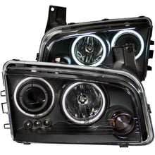 Load image into Gallery viewer, ANZO 2006-2010 Dodge Charger Projector Headlights w/ Halo Chrome (CCFL) Headlights ANZO
