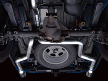Load image into Gallery viewer, AWE 0FG 21+ Ford F150 Dual Split Rear Exhaust - 5in Chrome Silver Tips Catback AWE Tuning   
