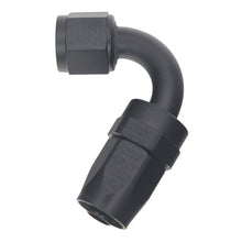 Load image into Gallery viewer, DeatschWerks 8 AN Female Flare Swivel 120-Degree Hose End CPE - Anodized Matte Black Fittings DeatschWerks
